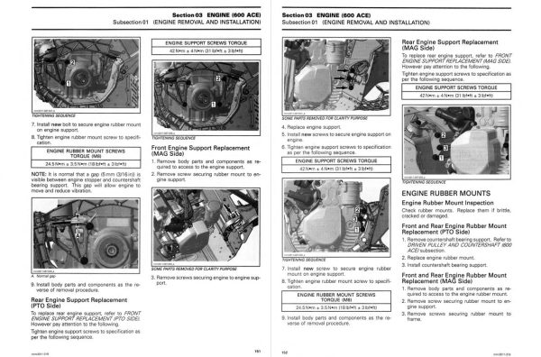 Ski-Doo 2014 Tundra Xtreme 600 HO E-TEC Service Manual - Image 3