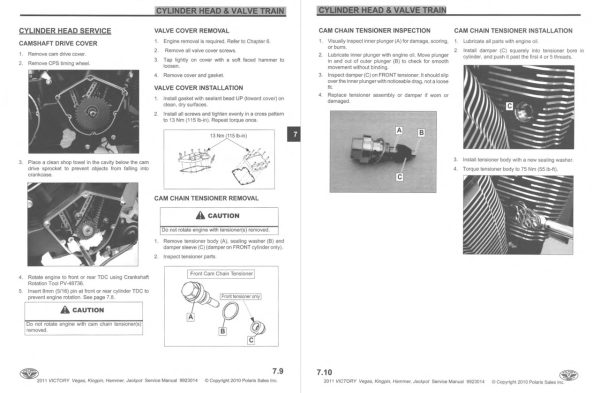 Victory 2011 Hammer Service Manual - Image 2