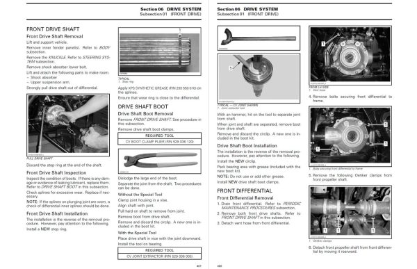 Can-Am 2019 Outlander Mossy Oak Hunting 570 Service Manual - Image 3