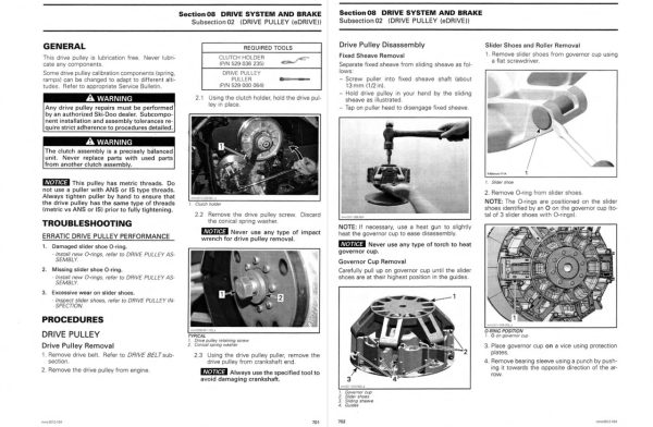 Ski-Doo 2012 Skandic WT 600 ACE Service Manual - Image 3