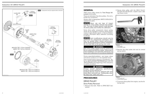 Ski-Doo 2013 REV-XS Snowmobiles Service Manual - Image 3