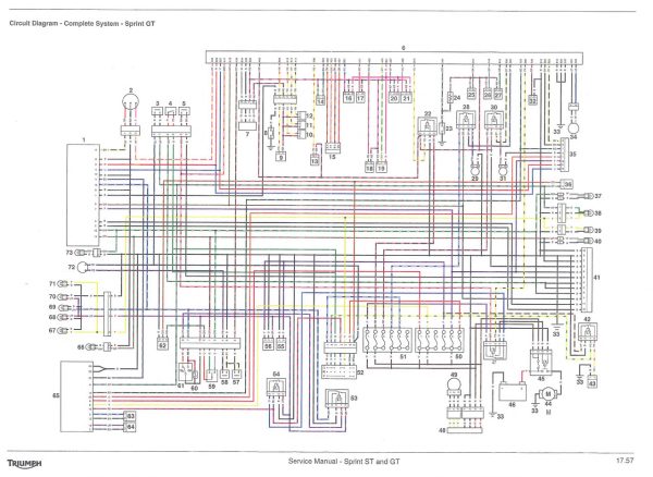 Triumph 2011 Sprint GT SE Service Manual - Image 5