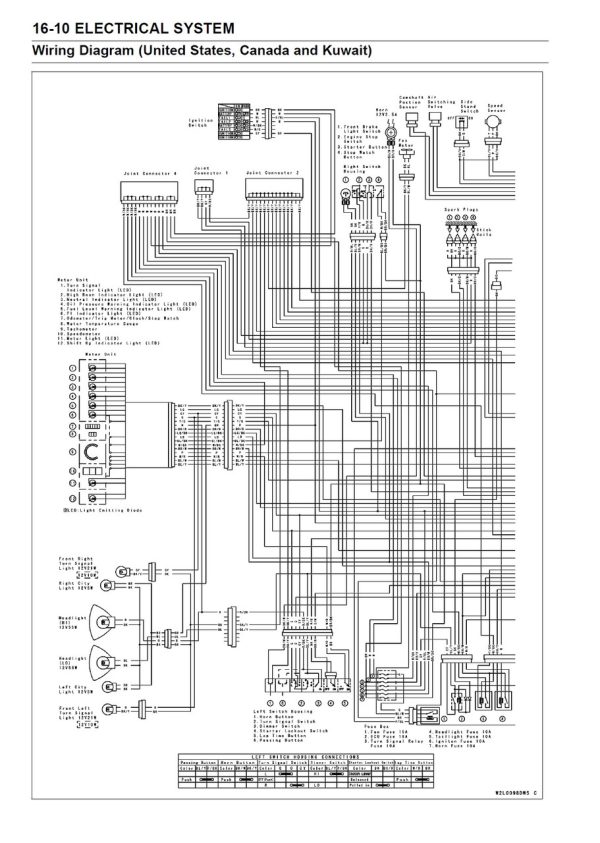 Kawasaki 2005 Ninja ZX-10R Service Manual - Image 5