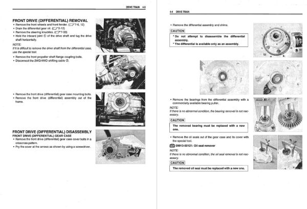Suzuki 2003 Eiger 400 LTF 400F Service Manual - Image 2