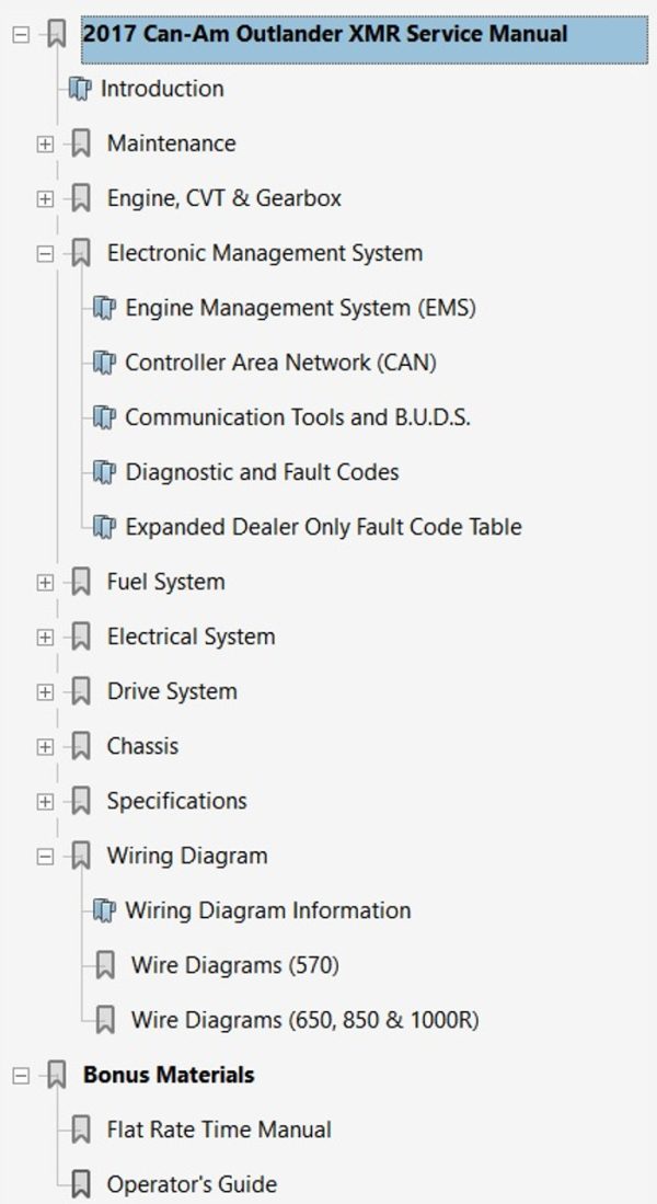 Can-Am 2017 Outlander 1000R X mr Service Manual - Image 4