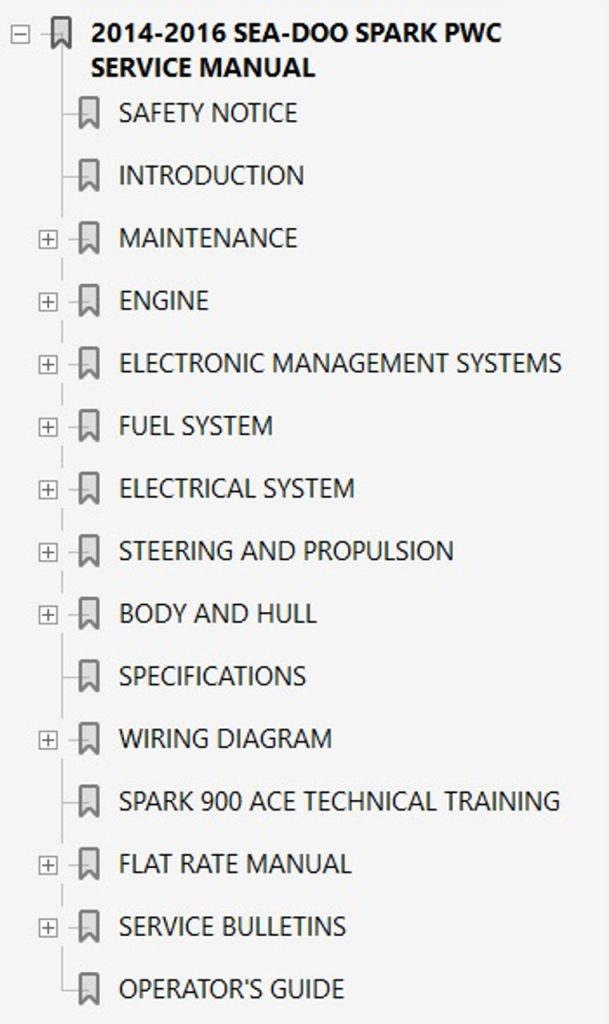 Sea-Doo 2014 Spark 2-UP Convenience Service Manual - Image 4