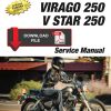 Yamaha 2016 V-Star 250 Service Manual