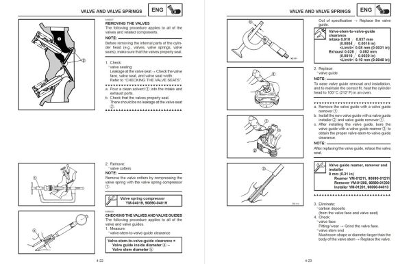 Yamaha 2003 XVS1100 Service Manual - Image 3
