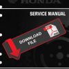 Honda 2014 NC750X Service Manual