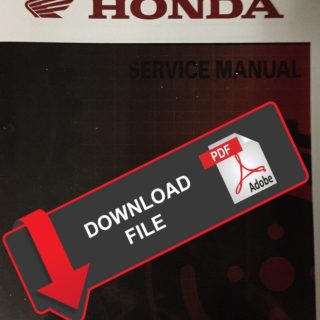 Honda 2013 VT750 Shadow Phantom Service Manual