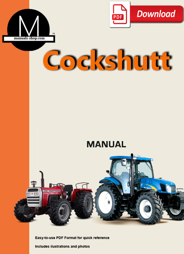 Cockshutt 570 Tractor Workshop Service Manual for Repair