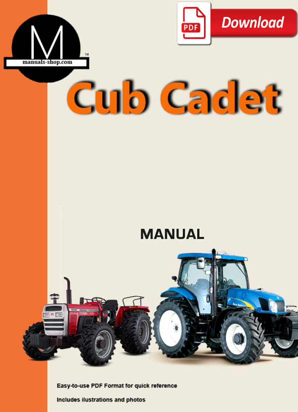 CUB CADET Series 7000 Model 7235  Factory Service & Work Shop Manual