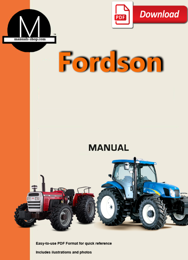 FORD FORDSON MAJOR Tractor Full Service Repair Manual