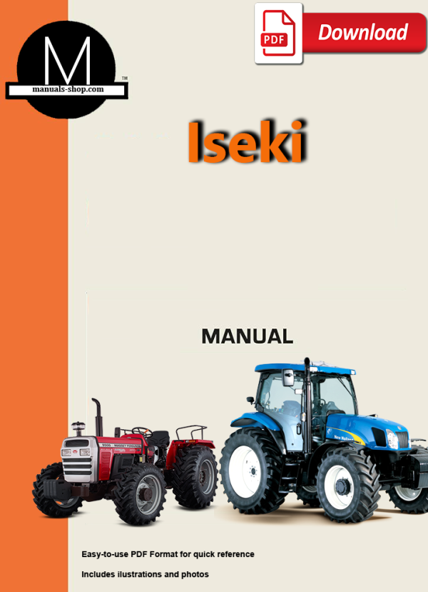 Iseki TXG23 Tractor Service & Repair Workshop Manual