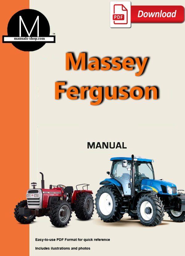 Massey Ferguson 550 565 575 590 Full Service & Repair Manual