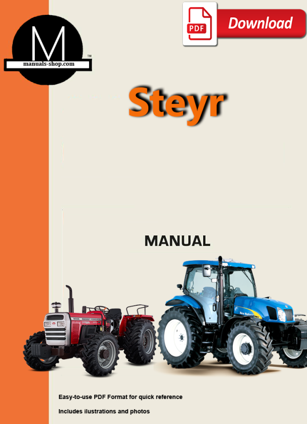 Steyr 6130, 6145, 6160 Operators Manual