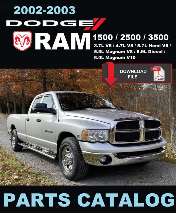 Dodge 2002 Ram 2500 Parts Manual / Parts Catalog