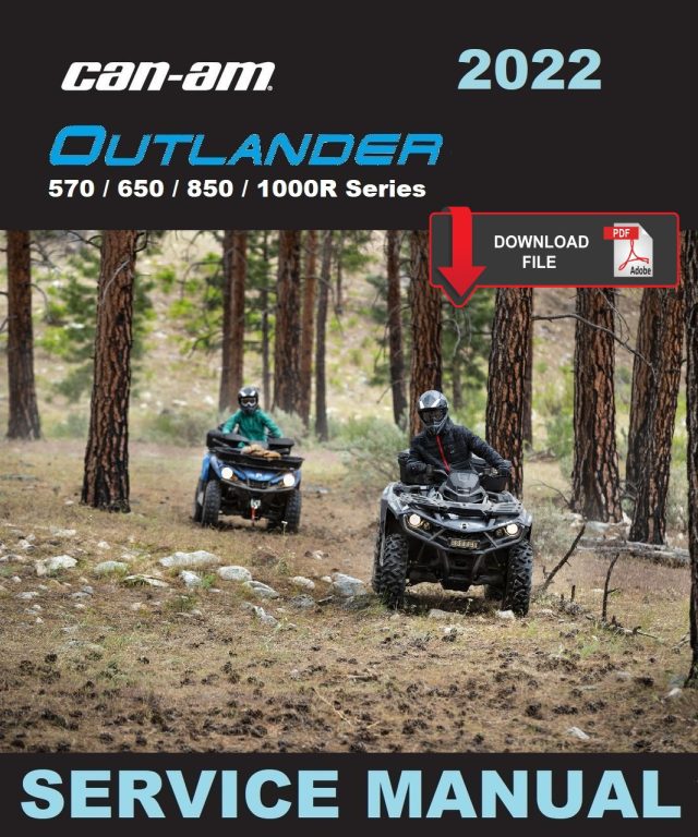 Can-Am 2022 Outlander XT 570 Service Manual