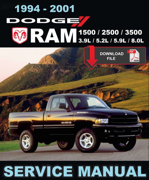 Dodge 2001 Ram 3500 Club Cab Service Manual