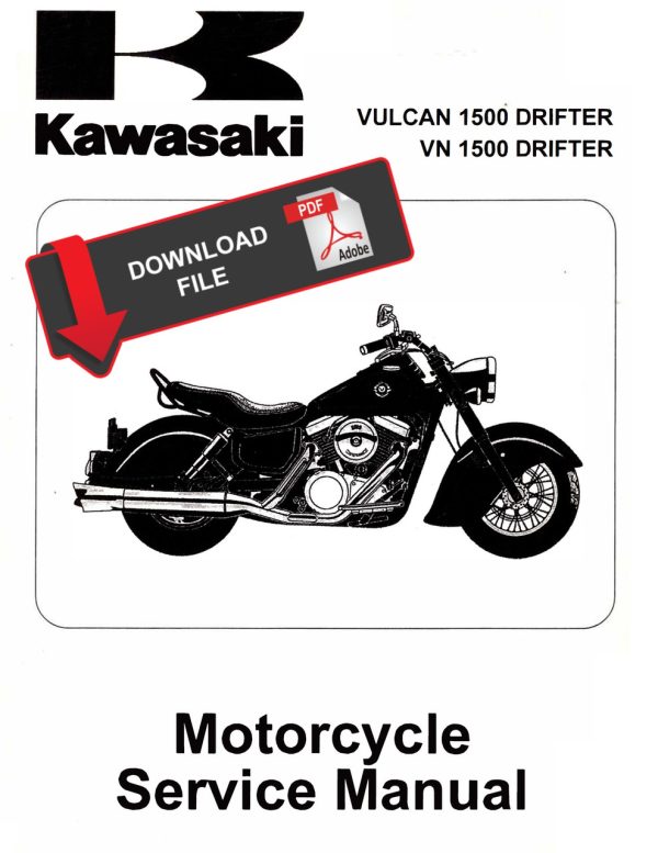 Kawasaki 2000 Vulcan 1500 Drifter Service Manual