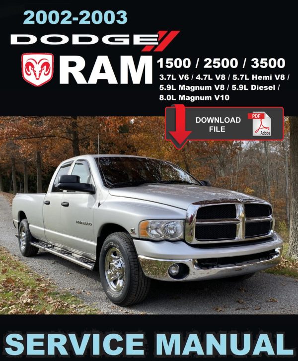 Dodge 2003 Ram 3500 Laramie Service Manual