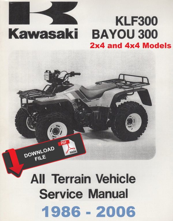 Kawasaki 2004 Bayou 300 Service Manual