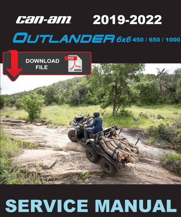 Can-Am 2019 Outlander MAX 6x6 DPS 450 Service Manual