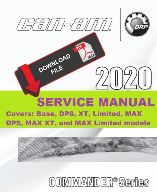 Can-Am 2020 Commander MAX DPS 800R Service Manual