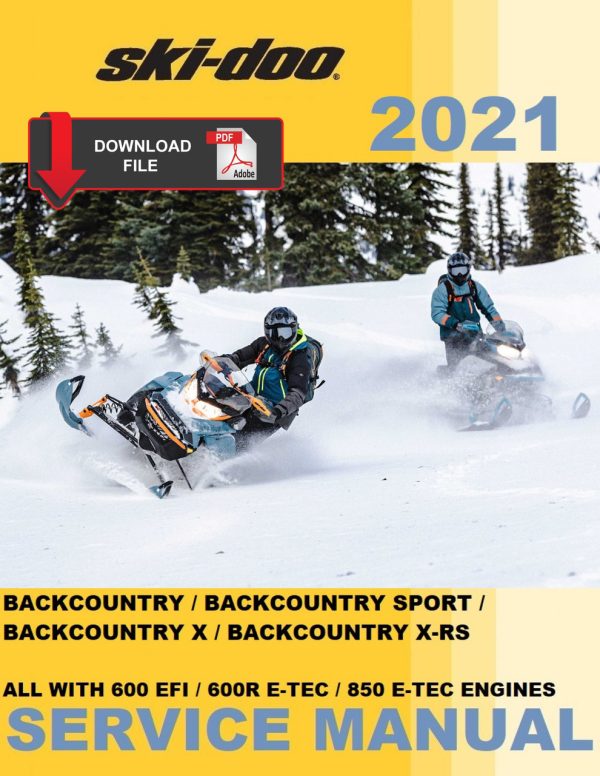 Ski-Doo 2021 Backcountry 146 X-RS 850 E-TEC Service Manual