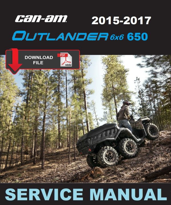 Can-Am 2017 Outlander 6x6 650 XT Service Manual