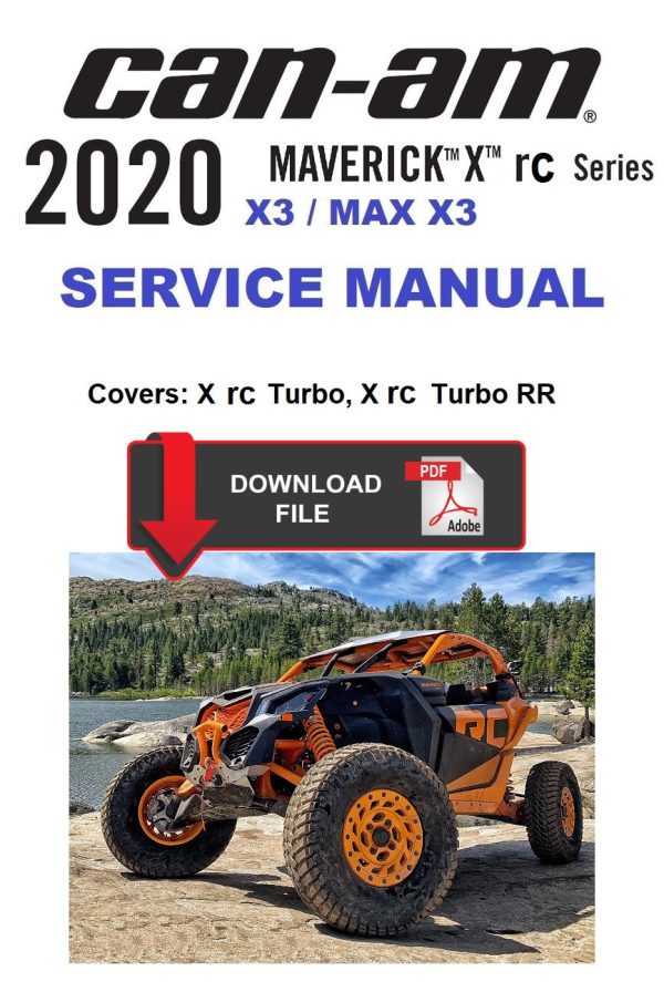 Can-Am 2020 Maverick X3 X rc Turbo RR Service Manual