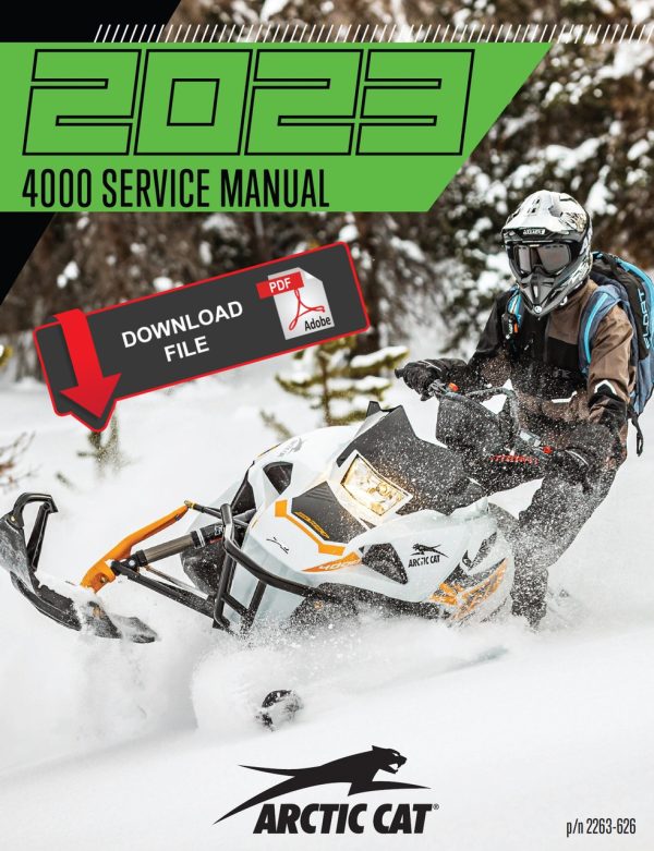 Arctic Cat 2023 Blast ZR 4000 Service Manual