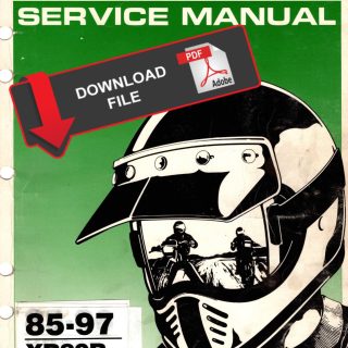 Honda 1986 XR100R Service Manual