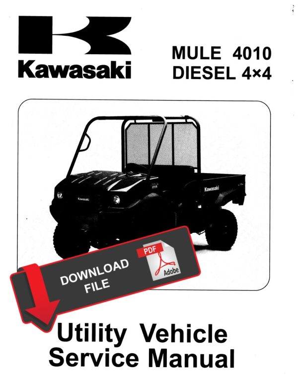 Kawasaki 2010 Mule 4010 Diesel 4x4 Service Manual