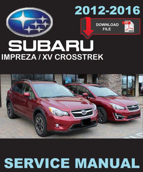 Subaru 2014 XV Crosstrek 2.0i Service Manual