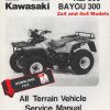 Kawasaki 1990 Bayou 300 Service Manual