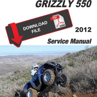 Yamaha 2012 Grizzly 550 4x4 Special Edition Service Manual