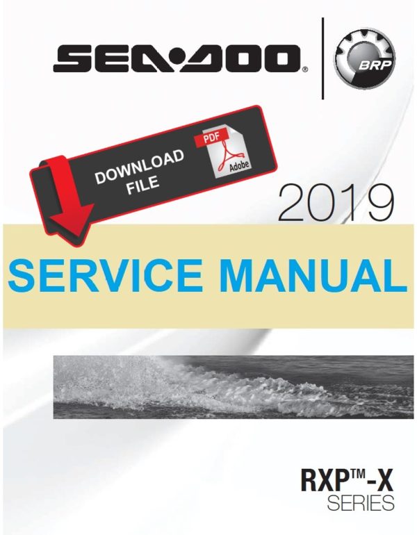 Sea-Doo 2019 RXP-X 300 RS Service Manual