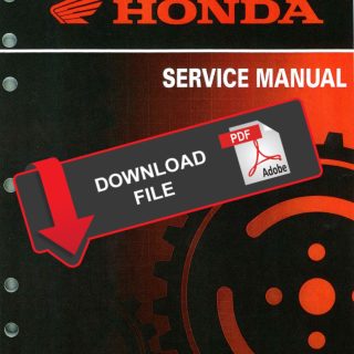 Honda 2003 CMX250 Service Manual