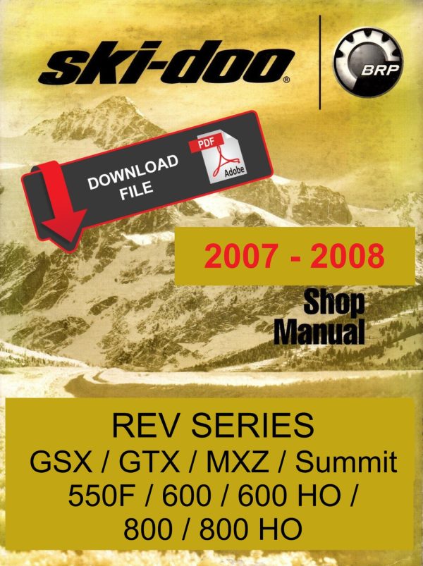 Ski-Doo 2007 MX Z Trail 600 Service Manual