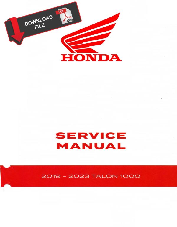 Honda 2023 Talon 1000RS Service Manual
