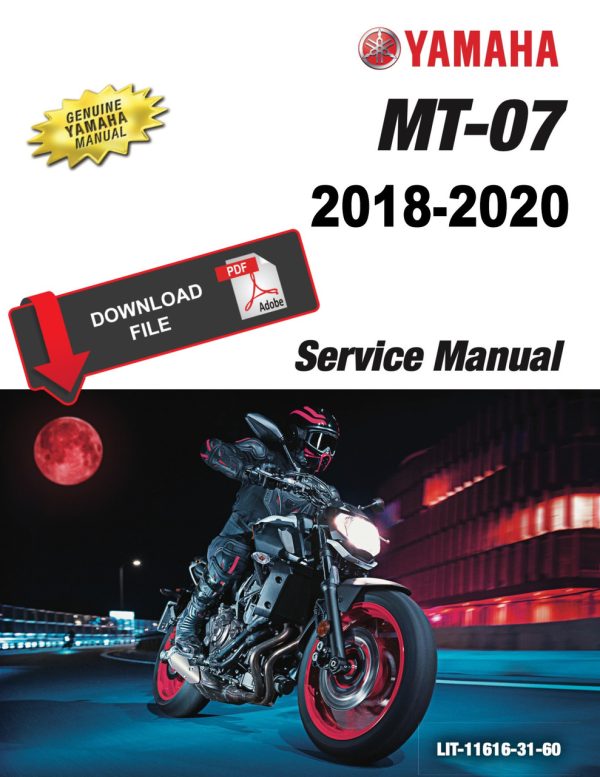 Yamaha 2018 MT-07 Service Manual