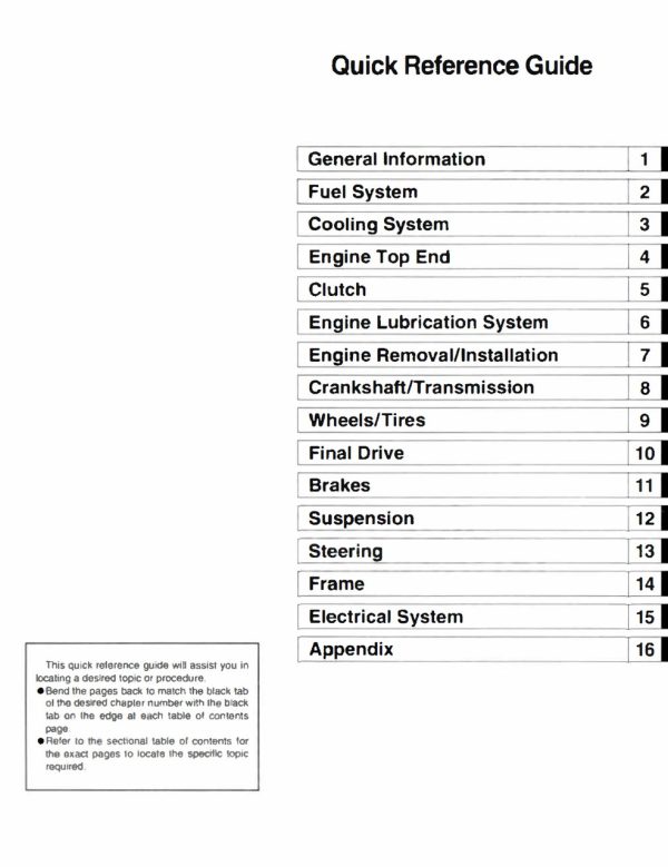 Kawasaki 2004 ZRX1200R Service Manual - Image 4