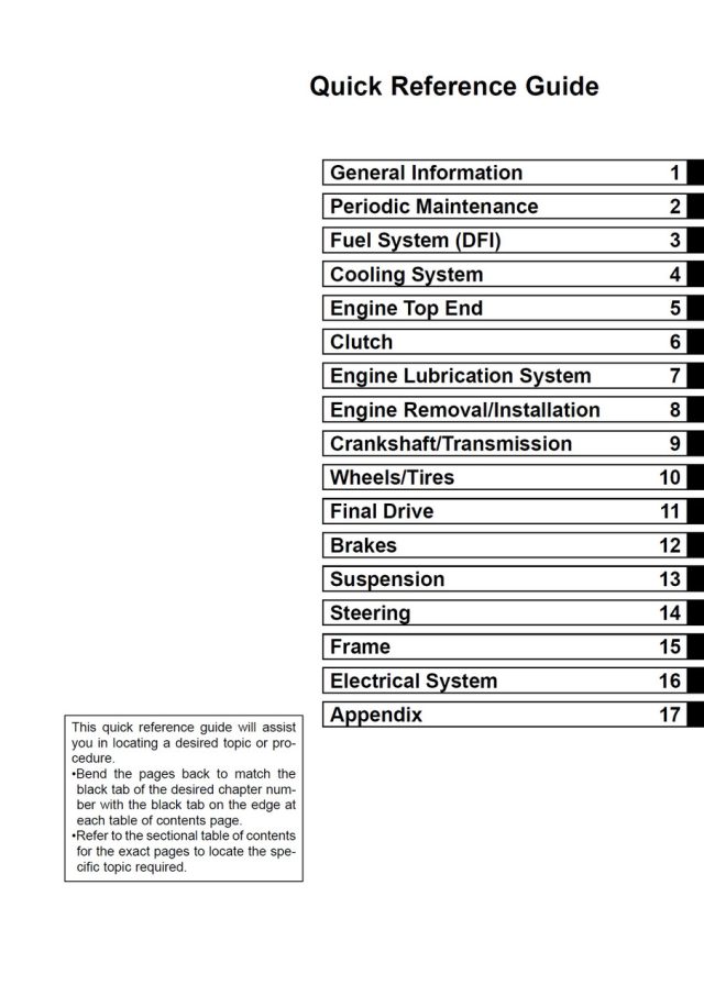 Kawasaki 2016 Z1000 Service Manual - Image 4