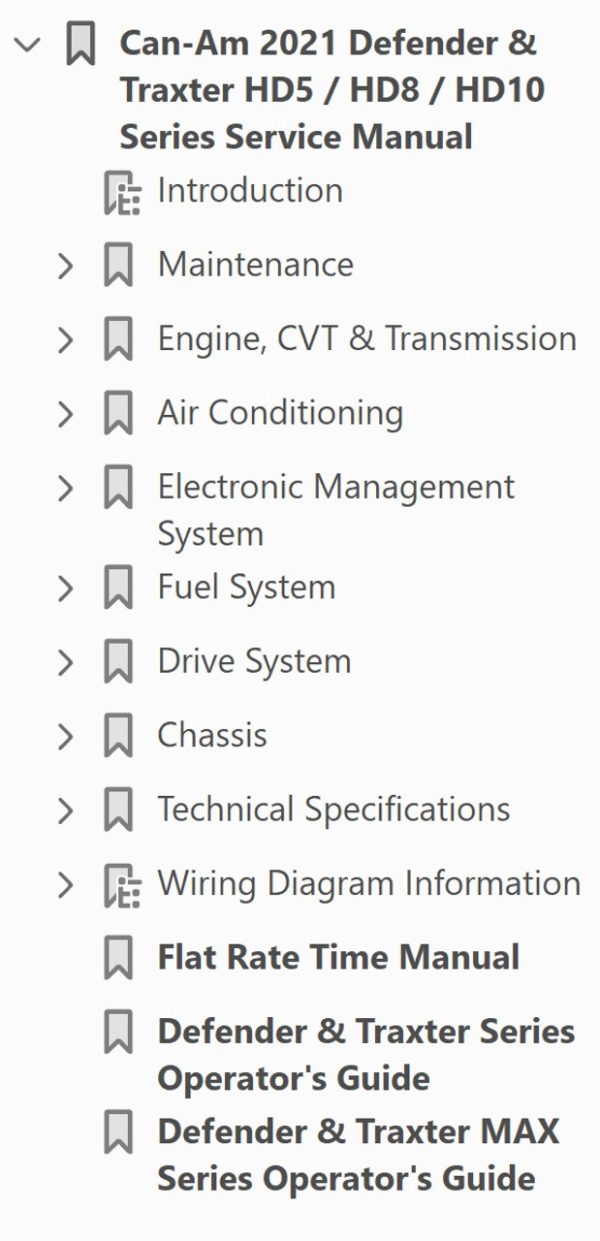 Can-Am 2021 Traxter HD5 Service Manual - Image 4