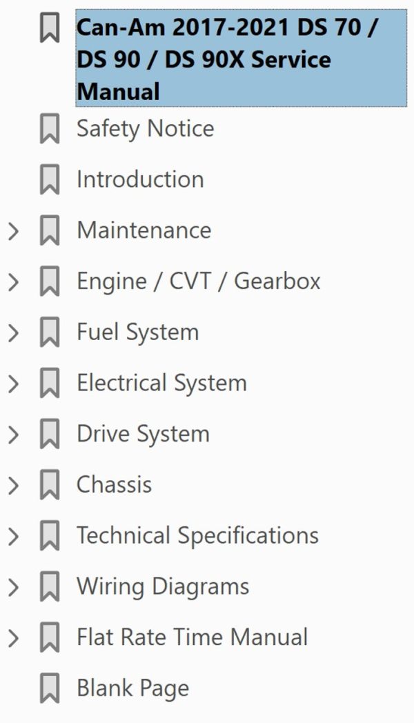 Can-Am 2018 DS 70 Service Manual - Image 4