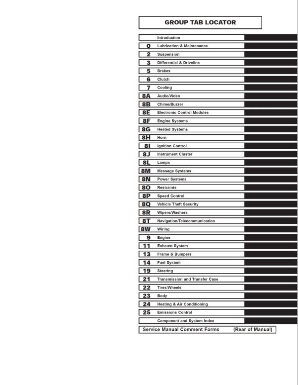 Dodge 2004 Ram 1500 Laramie Service Manual - Image 4