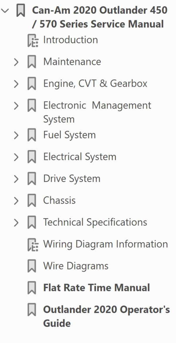 Can-Am 2020 Outlander 570 Service Manual - Image 4