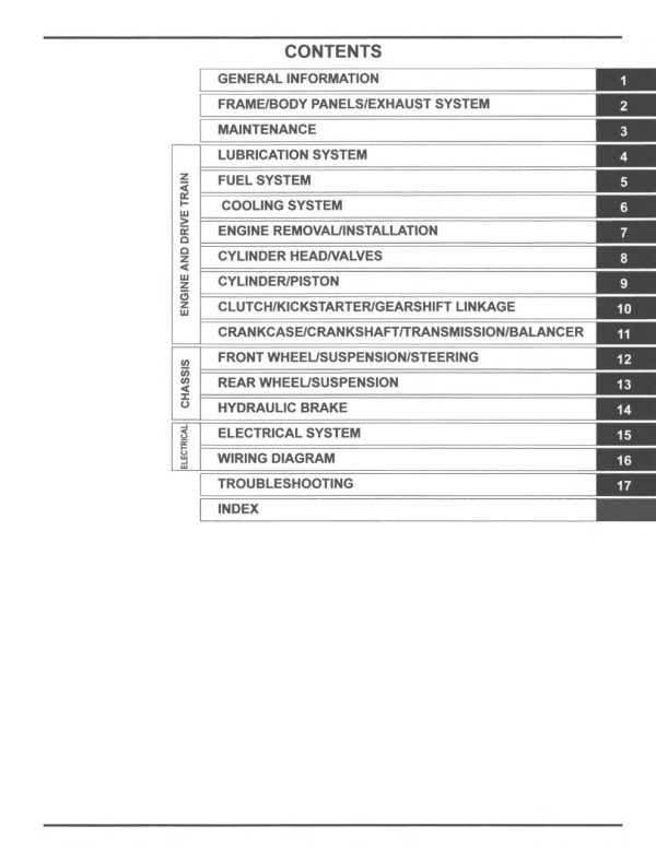 Honda 2023 CRF150RB Service Manual - Image 4
