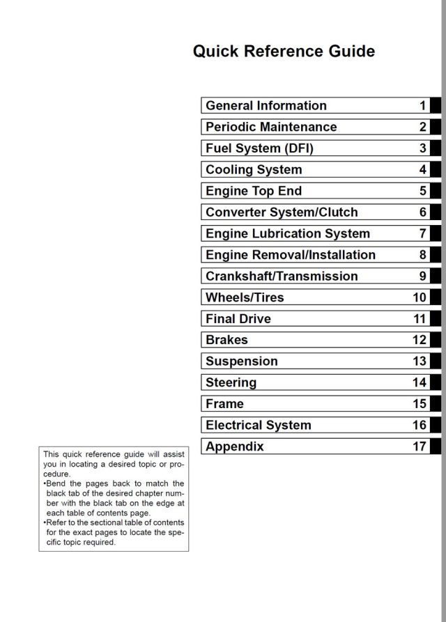 Kawasaki 2015 Teryx4 800 EPS 4x4 Service Manual - Image 4